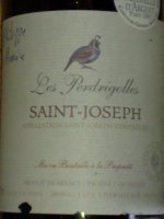 Les Perdrigolles 2016 (Saint Joseph - rouge)