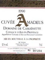 Domaine de Camaïssette - Cuvée Amadeus 2009 (Côteaux d'Aix-en-Provence - rouge)