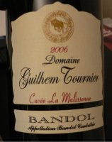 Domaine Guilhem Tournier - Cuvée la Malissonne 2006 (Bandol - rouge)