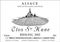 Clos Ste Hune, Riesling 2014 (Alsace Riesling - blanc)