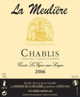 La Meulière - Cuvée la Vigne aux Songes 2021 (Chablis - blanc)
