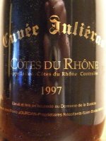 Domaine La Bastide Jourdan - Cuvée Juliéras 2010 (Côtes du Rhône (Méridionales) - rouge)