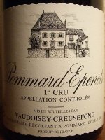Vaudoisey-Creusefond - 1er Cru - Epenots 2009 (Pommard - red)