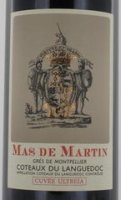 Mas de Martin - Cuvée Ultreïa 2010 (Grès de Montpellier - rouge)