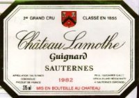 Château Lamothe-Guignard 2005 (Sauternes - blanc liquoreux)