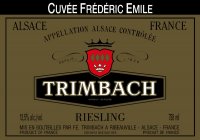 Trimbach - Cuvée Frédéric Emile 2010 (Alsace Riesling - blanc)