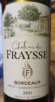 Château de Fraysse 2021 (Bordeaux - red)