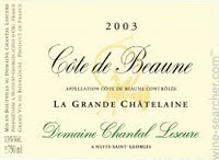 Domaine Chantal Lescure - La Grande Châtelaine 2020 (Côte de Beaune - blanc)