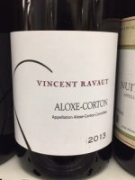 Vincent Ravaut 2016 (Aloxe-Corton - rouge)