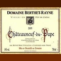 Domaine Berthet Rayne Vieilli en Fût de Chêne 2015 (Châteauneuf du Pape - rouge)