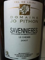 Domaine Jo Pithon, Le Chenin 2022 (Savennières - white)
