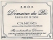 Domaine du Pic 2015 (Cahors - red)