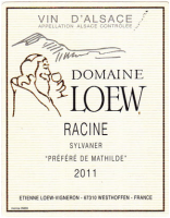 Domaine Loew- Racine, le préféré de Matilde 2022 (Alsace Sylvaner - blanc)