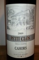 Petit Clos Triguedina 2016 (Cahors - rouge)