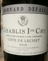 Domaine Bernard Defaix - 1er Cru Côte de Lechet 2018 (Chablis - white)