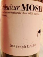 Vitikultur Moser - Zweigelt Reserve 2021 (Mittelburgenland - rouge)