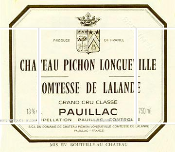 Château Pichon Longueville Comtesse de Lalande