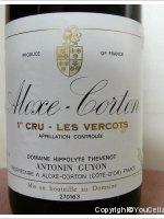 Domaine Hippolyte Thevenot - 1er Cru Les Vercots