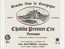 Domaine Alain Gautheron - 1er Cru Vaucoupin