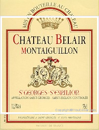 Château Belair Montaiguillon