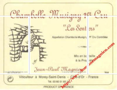 Domaine Jean-Paul Magnien - 1er Cru Les Sentiers