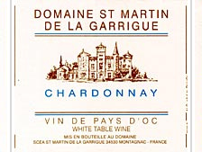 Domaine St Martin de la Garrigue Chardonnay