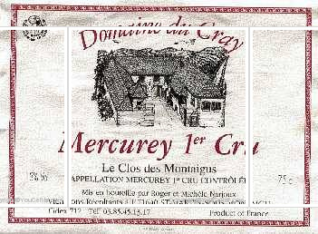Domaine du Cray - 1er Cru Le Clos des Montaigus