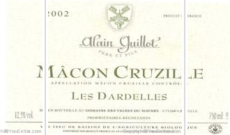 Alain Guillot - Mâcon-Cruzille Les Dardelles