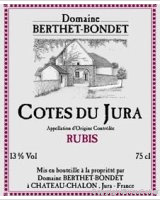Domaine Berthet-Bondet - Rubis