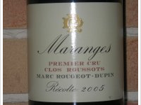 Marc Rougeot Dupin - 1er Cru Clos Roussots