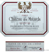 Château des Matards - Cuvée Nathan