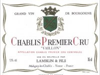 Lamblin et Fils - 1er Cru Vaillon