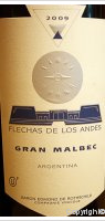 Baron Edmond de Rotschild, Flechas de los Andes Gran Malbec