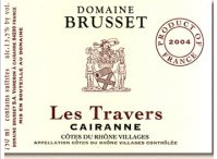 Domaine Brusset Les Travers