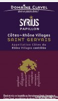 Domaine Clavel, Syrius Papillon