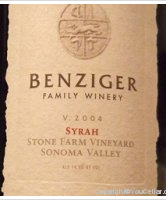 Benziger, Stone Farm Syrah