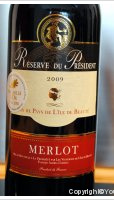 Réserve du Président, Merlot