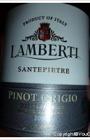 Lamberti -  Santepietre, Pinot Grigio