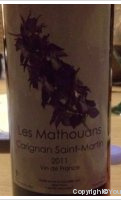 Domaine des Mathouans - Carignan Saint Martin