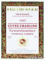 Domaine Freyburger - Vendanges Tardives - Cuvée Charline