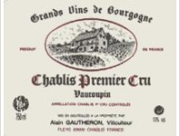 Domaine Alain Gautheron - 1er Cru Vaucoupin