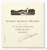 Robert Mondavi Winery, To Kalon Fumé Blanc Reserve