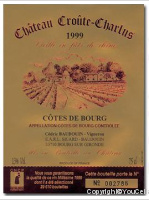 Château Croûte-Charlus - Vieilli en fûts de chêne