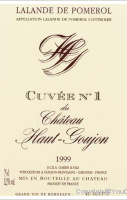 Château Haut Goujon, Cuvée N°1