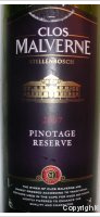 Clos Malverne - Pinotage Reserve