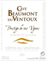 Cave Beaumont du Ventoux Prestige de nos Vignes
