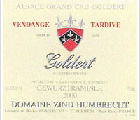 Domaine Zind-Humbrecht - Goldert - Vendange Tardive