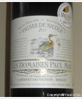 Les Domaines Paul Mas - Vignes de Nicole - Cabernet Sauvignon et Syrah