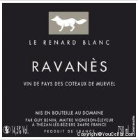 Domaine de Ravanès - Le Renard Blanc