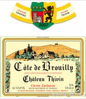 Château Thivin - Cuvée Zaccharie